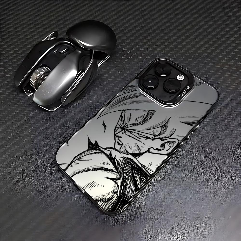Anime Line Super Warrior Phone Case For Samsung Galaxy S26 S25 S24 S23 S22 S21 S20 Note20 FE Ultra Edge Plus 4G 5G Matte Cover