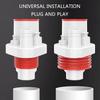 Multipurpose Kitchen Sink Odor Proof Tool Sturdy PVC Materials Efficient Filtration for Air and Clog Prevention