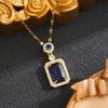 Elegant Women's Perfume Bottle Pendant Necklace - Temperament, Versatile, Luxury Stainless Steel Design