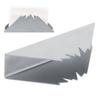 Triangular Napkin Holder Stainless Steel Stand Vertical Tissue Rack for Home Restaurant Hotel