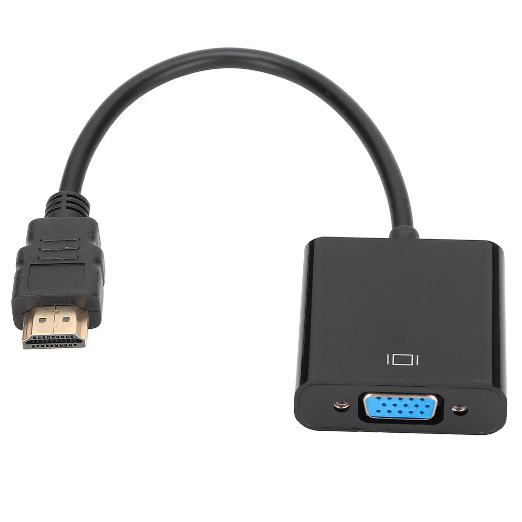 HighDefinition Multimedia Interface to VGA Adapter 1080P HD Portable ABS Converter