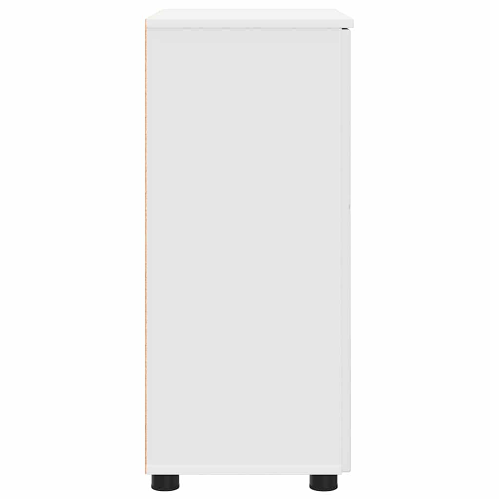 Bathroom Cabinet White 60 X 35 X 80 Cm Engineered Wood Metal