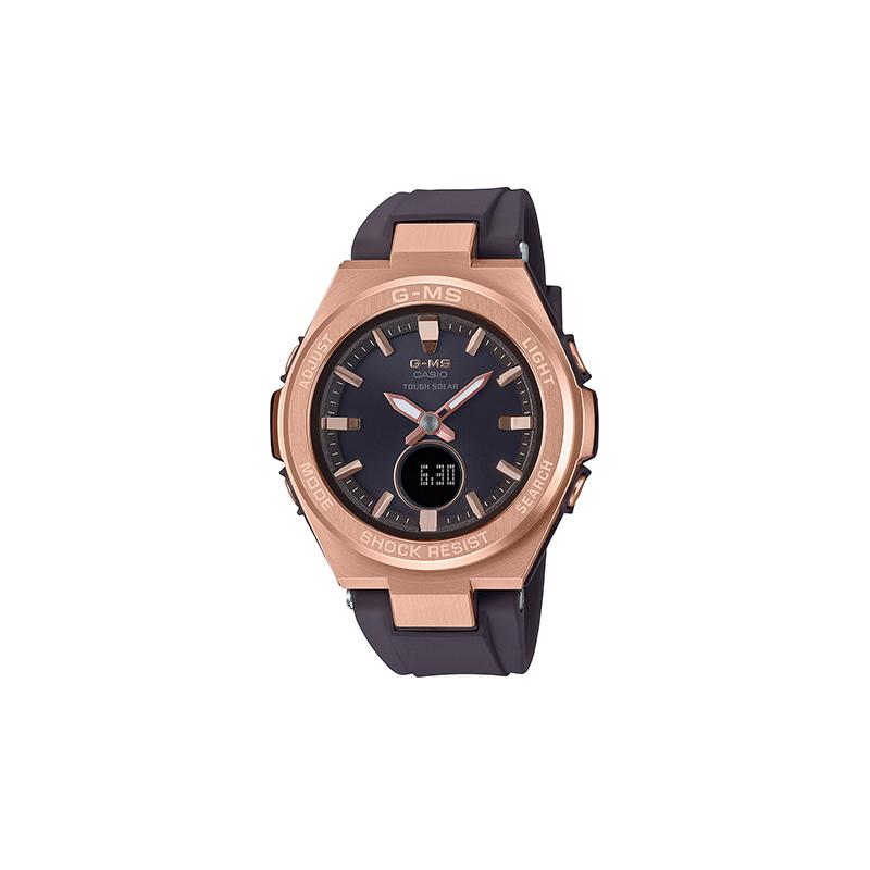 

Casio BABY-G, simple temperament, retro, thin, solar powered sports light storage, waterproof, quartz movement, resin strap, Japanese MSG-S200G-5APRD чёрный