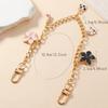 1PC Flower Bag Charm Travel Accessory, Fashion Casual Handbag Shoulder Bag Pendant Chain, Suitable for All Kinds of Bags, Holiday Gift