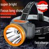 Ultra Bright LED Headlamp - Rechargeable, Long-Range, Durable Battery for Night Fishing & Mining