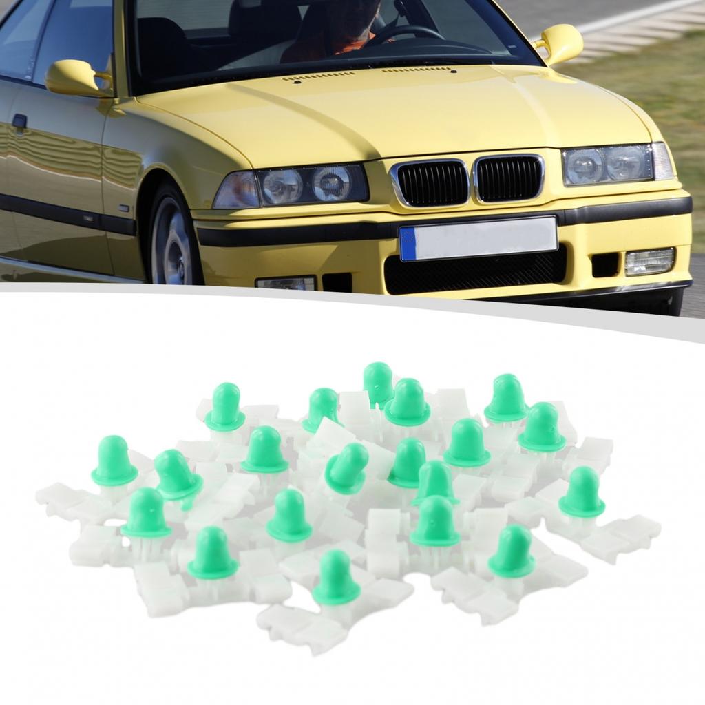 35mm*22mm Moulding Trim Clips FOR E36 20× Accessories