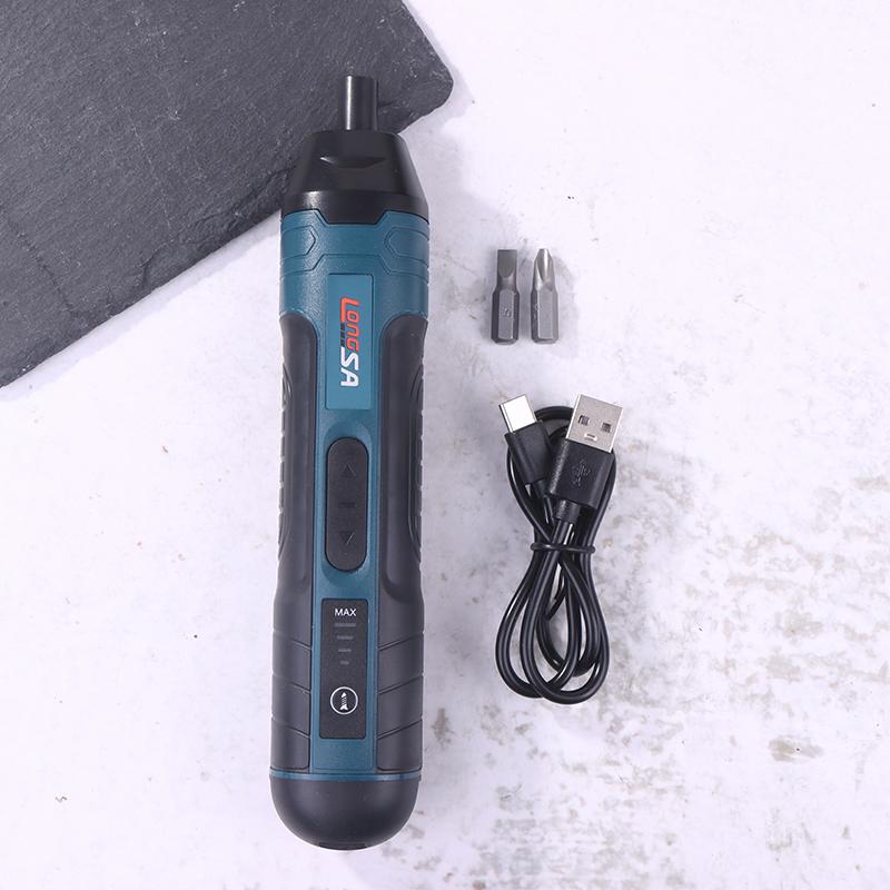 Cordless Electric Screwdriver: Effortless Screw Installation & Removal, Rechargeable Power Tool For All Tasks