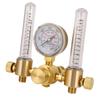 Argon Regulator Flowmeter Double Output 060CFH 04500PSI CGA580 Inlet Argon Flowmeter Gas