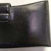 [Pre-Owned] Trifolio Commuter Solid Color Gold Buckle Leather Chain Shoulder Bag - Good #1QQ57HR