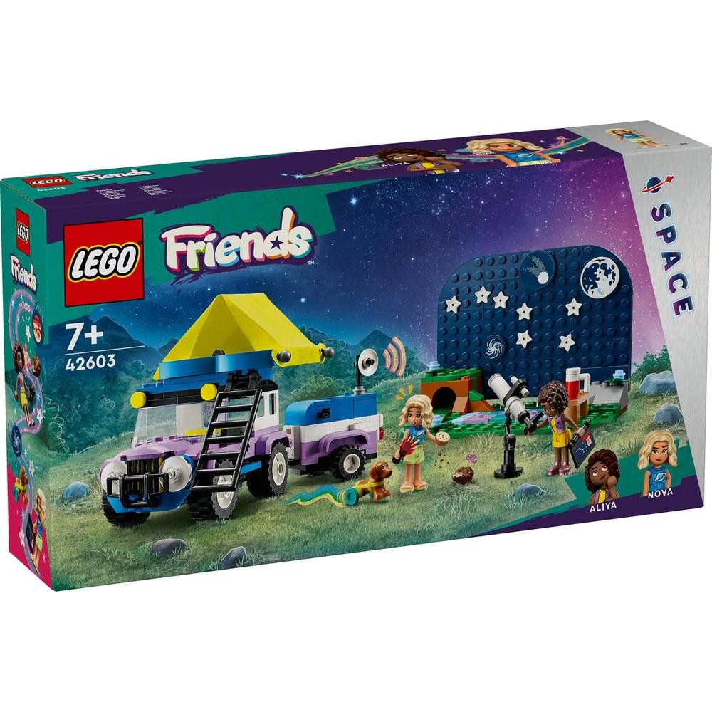 LEGO Friends Space Observation Camp Toy Playset Birthday Christmas Gift for Kids 7-9 Years Old Space Role Play Doll Figures