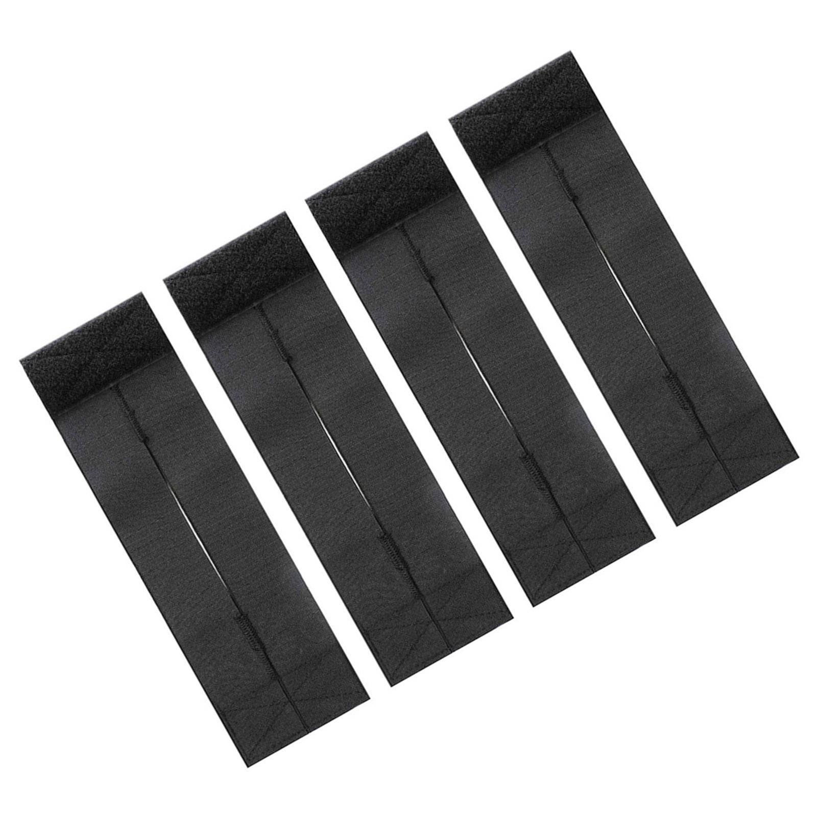 

4Pcs Adjustable Elastic Band Baseball Glove Strap with Sticker Baseball Glove Wrap Lacing Strap Baseball Equipment Wrap