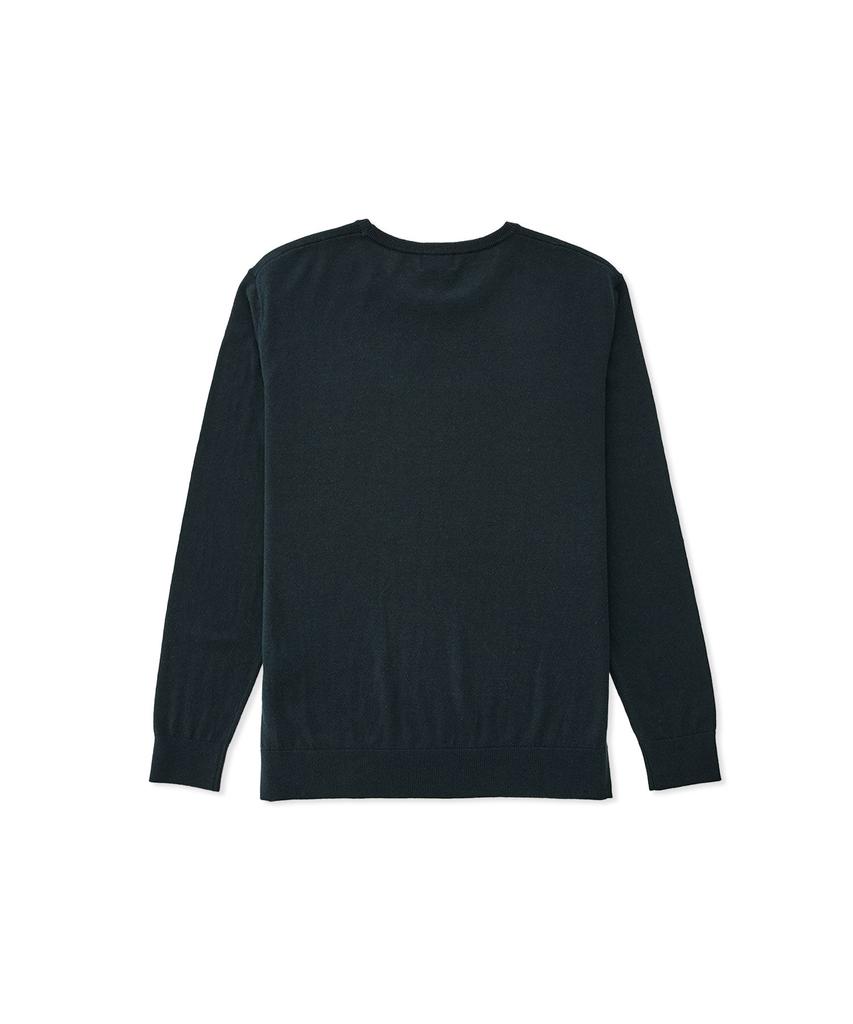 STCO [Black Label] Washable Round Wool Blend Knit Green (Basic Fit)_Sktuz03Nse