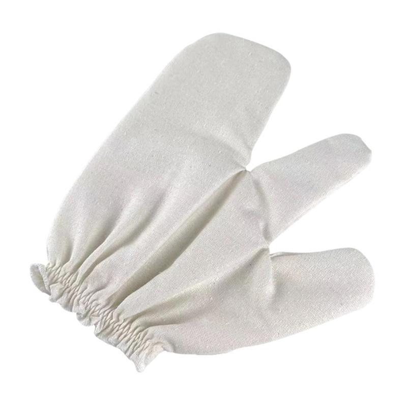 

Natural Exfoliator Glove Two Finger Ergonomic Design Gentle On Skin For Body Scrub Fast Drying Bath Scrubbing 1