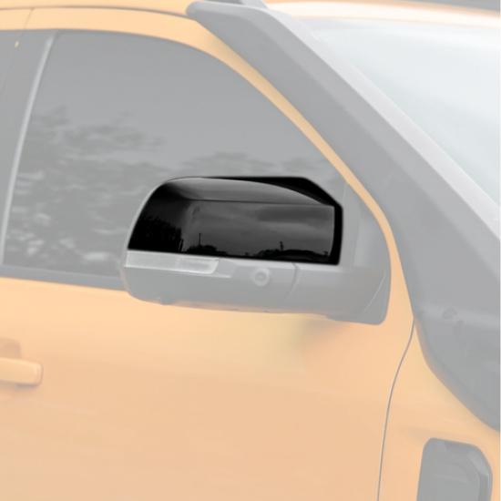 Glossy Black ABS Rear View Side Mirror Cover Trim Fit For Ford Ranger -2025