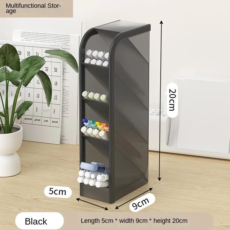 Pen Organizer Desk Organization Cute Desk Pencil Markers Cup Holder Storage Box Set Multi-Functional Stationary for Home Office