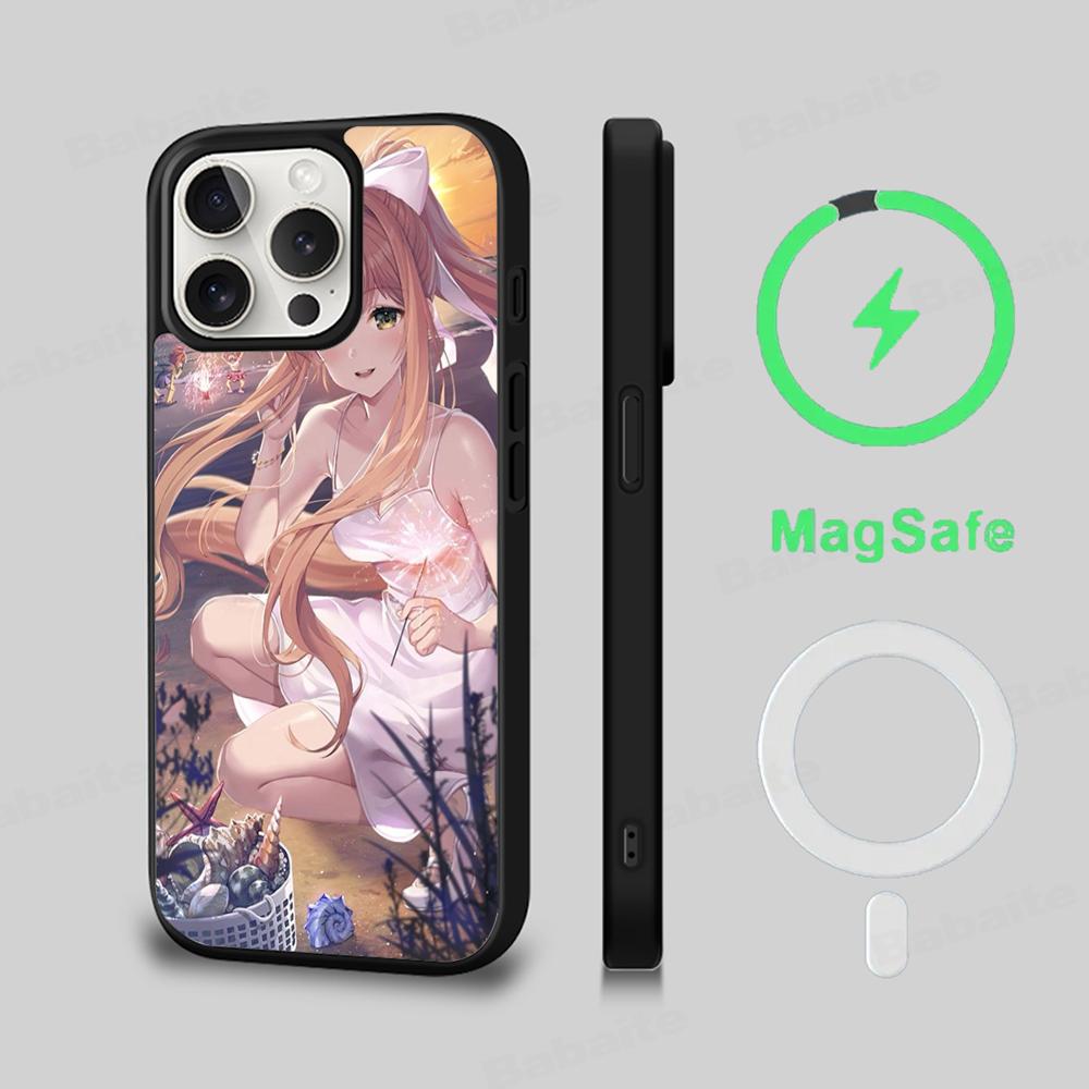 

D-Doki-Dokies Phone Case Magnetic Case For IPhone 16 14 13 12 11 15 Pro Max Plus For Magsafe Wireless Charge Cover iPhone 11