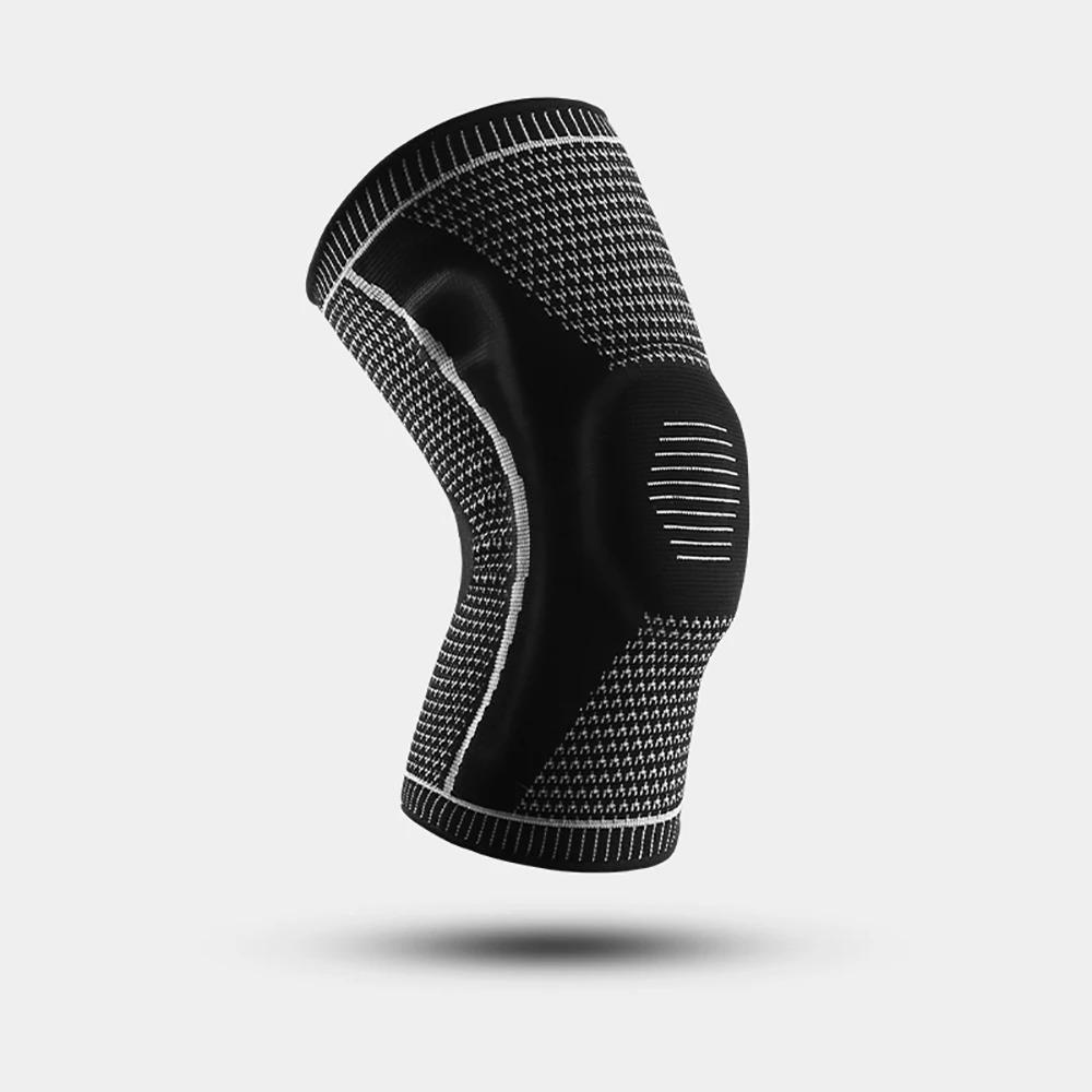 1Pc Silicone Knee Pads Strap Patella Medial Support Meniscus Compression Knee Braces For Running Sport Knee Protection