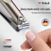 German Angled Nail Clippers - Large, Portable Manicure & Pedicure Scissors Set