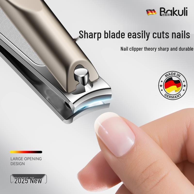German Angled Nail Clippers - Large, Portable Manicure & Pedicure Scissors Set
