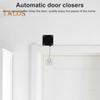 Automatic Door Closer with 1.2M Steel Wire Adjustable Punch Free Wall Mount Bedroom Bathroom Shower Curtain Sliding Screen Door Opener Closing Device