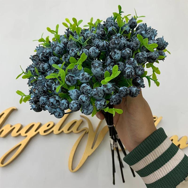 

1 шт. Рождественская ягода Симуляция Искусственные цветы Свадебные Флористические Композиции Аксессуары Домашний Настольный Декор A5103