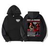 Singer De La Rose New Album Tour Merch Hoodies Men Women Fashion Hip Hop Aesthetic Sweatshirts High Quality Casual Fleece Hoodie