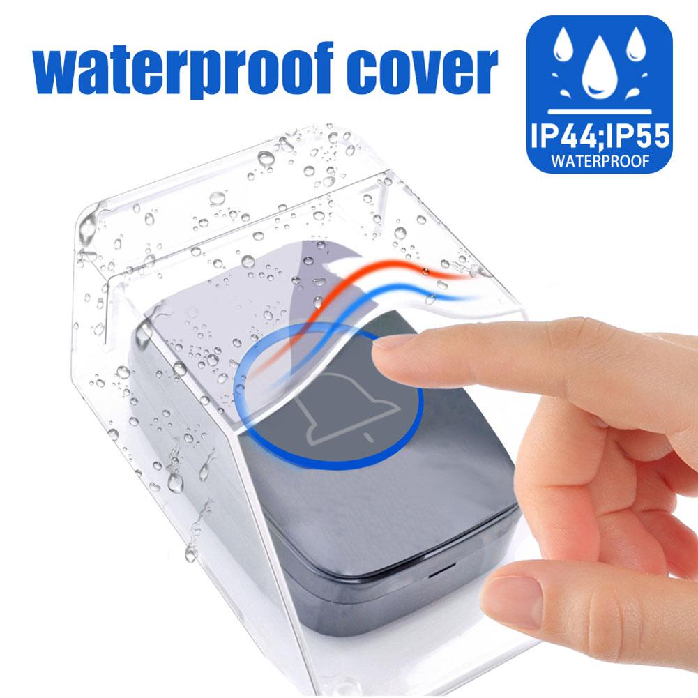 Easy Installation Weatherproof Doorbell Cover Impact-Resistant Cover Weatherproof Doorbell Cover Blend With Home Decor