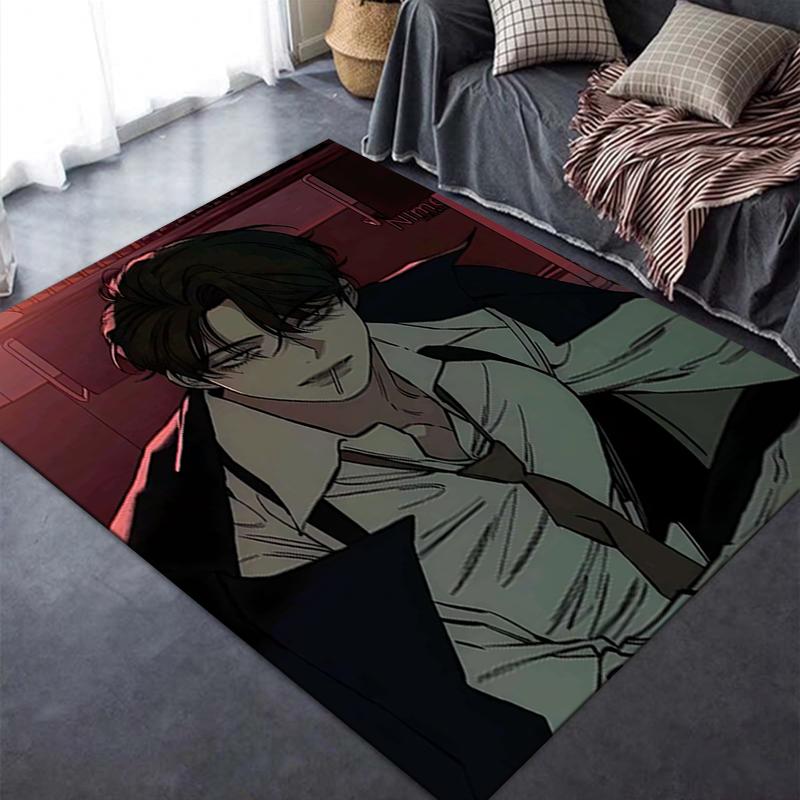 2025 New Tears on a Flower Carpet Rug for Living Room Bedroom Home Sofa Decoration,Kids play Non-slip Floor Mat190