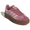 adidas Gazelle Bold Preloved Velluto Cremisi Sneakers da Donna Rosa Rosa Sabbia Bianco Sporco IG4389