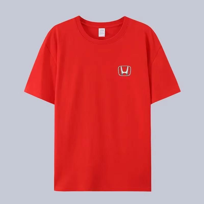 Honda Workwear Short-sleeved T-shirt Car Beauty Shop Repair and After-sales Tooling Japanese Racing Motorcycle