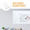 1 set Whiteboard Wall Stickers Dry Erase Reusable Static Cling Sheets Home Office Classroom Kids Drawing Non Damage Removable