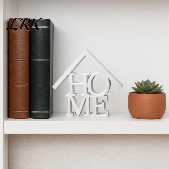 Tabletop Letter Sign 3D Printed Home Table Sign, Modern Freestanding Decorative Word Housewarming Gift for New