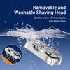 Portable Electric Shaver USB Rechargeable Razor 9000RPM Powerful Dual Blade Men's Beard Trimmer Washable Shaving Head Travel