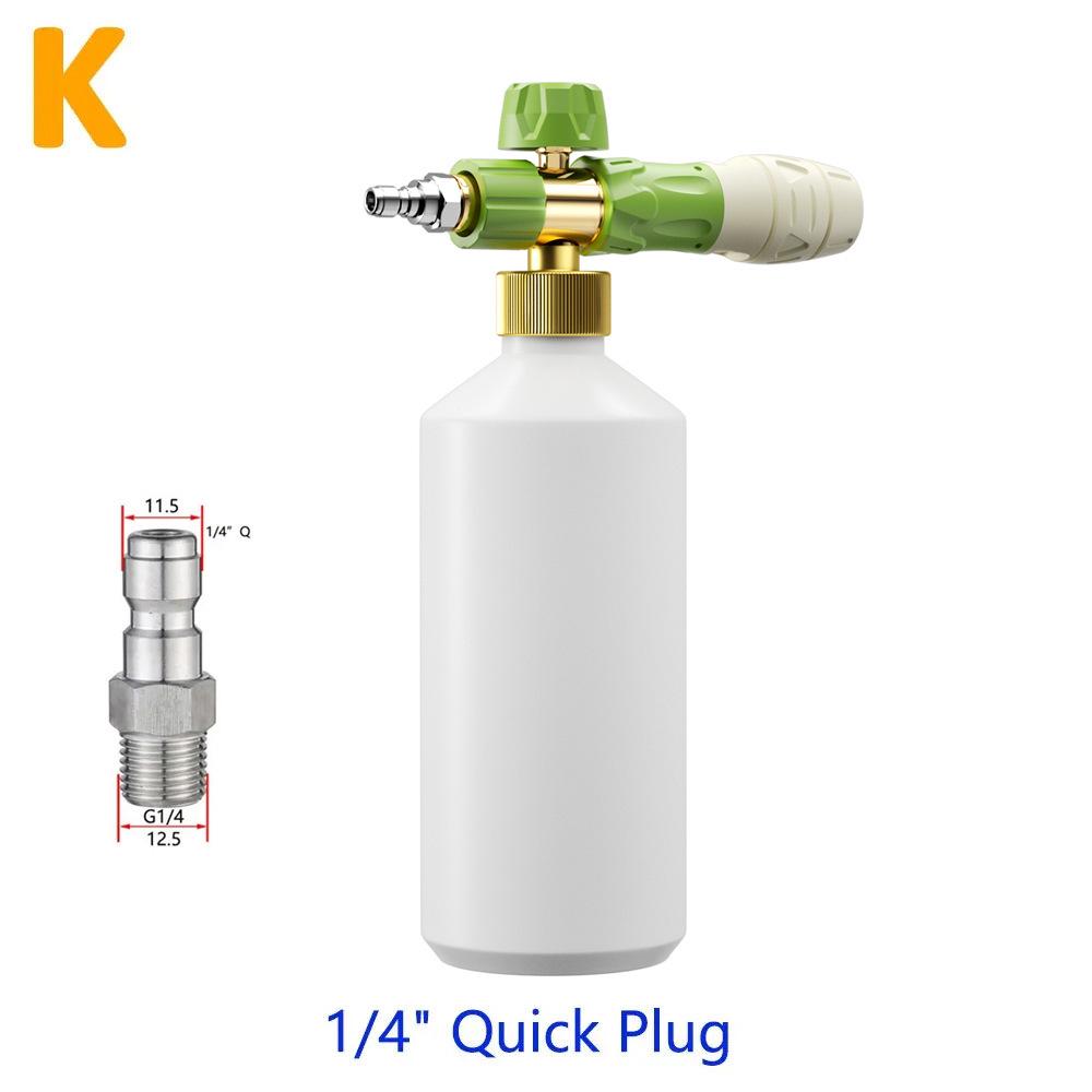 High-Pressure Foam Cannon Car Wash Gun with 1000ml Bottle