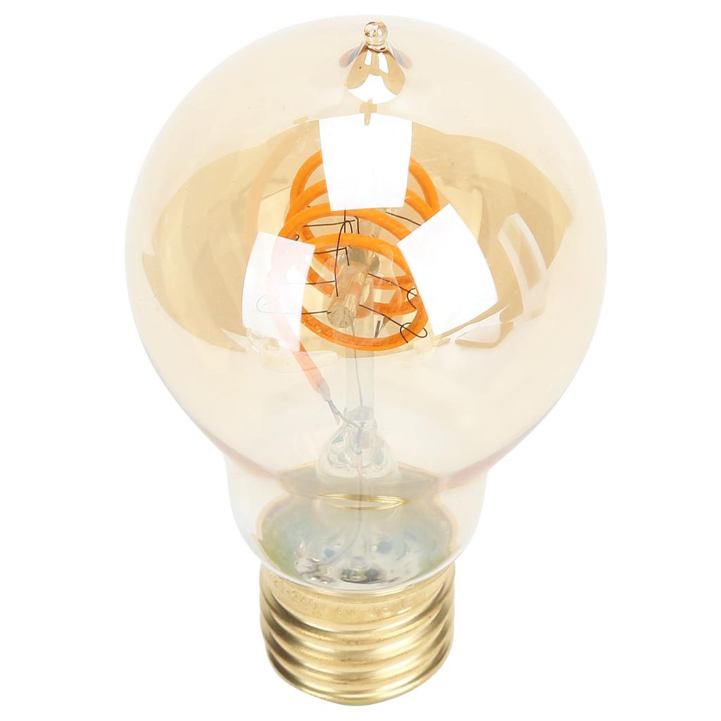 A60 E27 LED Bulb Antique 4W Dimmable Filament Lamp Bulb Coffee Shop Decoration 220V Warm Light