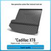 Cadillac XT6 Trunk Mat, Carbon Fiber Texture Interior Decor, Tail Box Mat