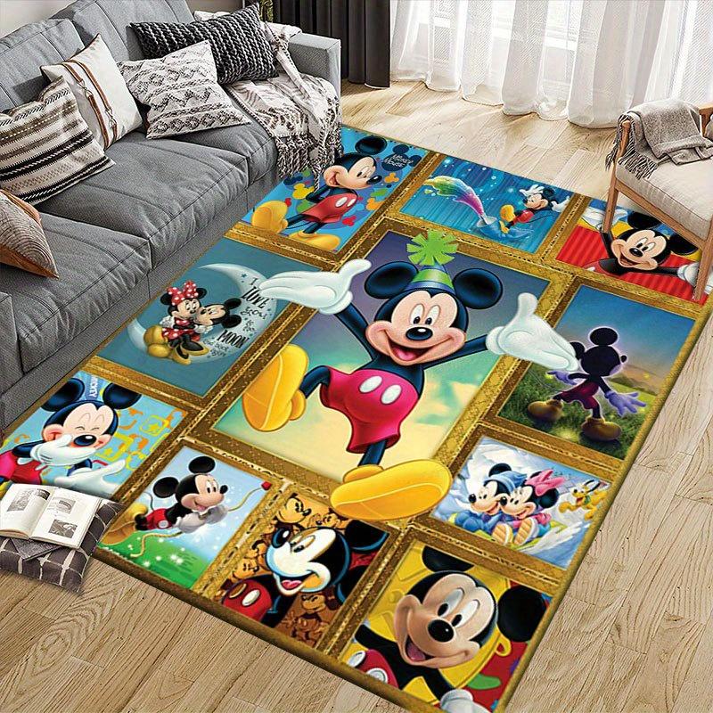 1pz Tappeto con Personaggi dei Cartoni Animati Disney Tappeto Area Tappeto Antiscivolo Lavabile a Mano Tappetino per Pavimento Adatto per Soggiorno Camera da Letto Decorazione per la Casa