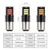 2Pcs Turn Signal Lamp 1156 BAU15S PY21w 1157 BAY15D LED Bulbs 3030SMD CANBUS NO ERROR Car Tail Bulb Backup Brake Light