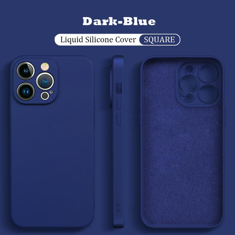 Original Flüssigsilikon Stoßfest Hülle für Xiaomi Mi 14 13 13T 12 12T 11T 10T 10 11 Lite Pro Square Fluff Bumper Soft Cover