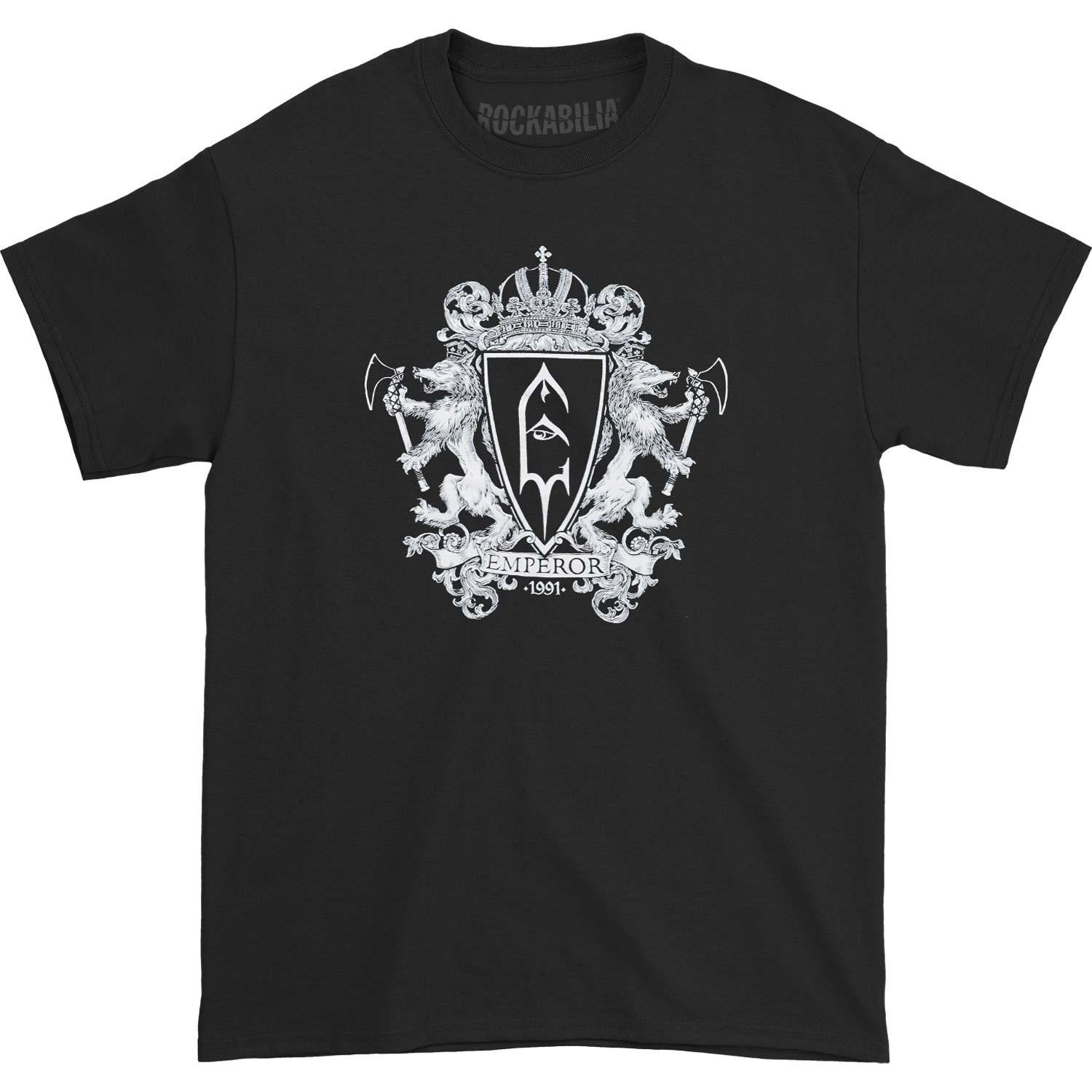 Men s Emperor Crest T-Shirt Mens Womens Tees Top Black S