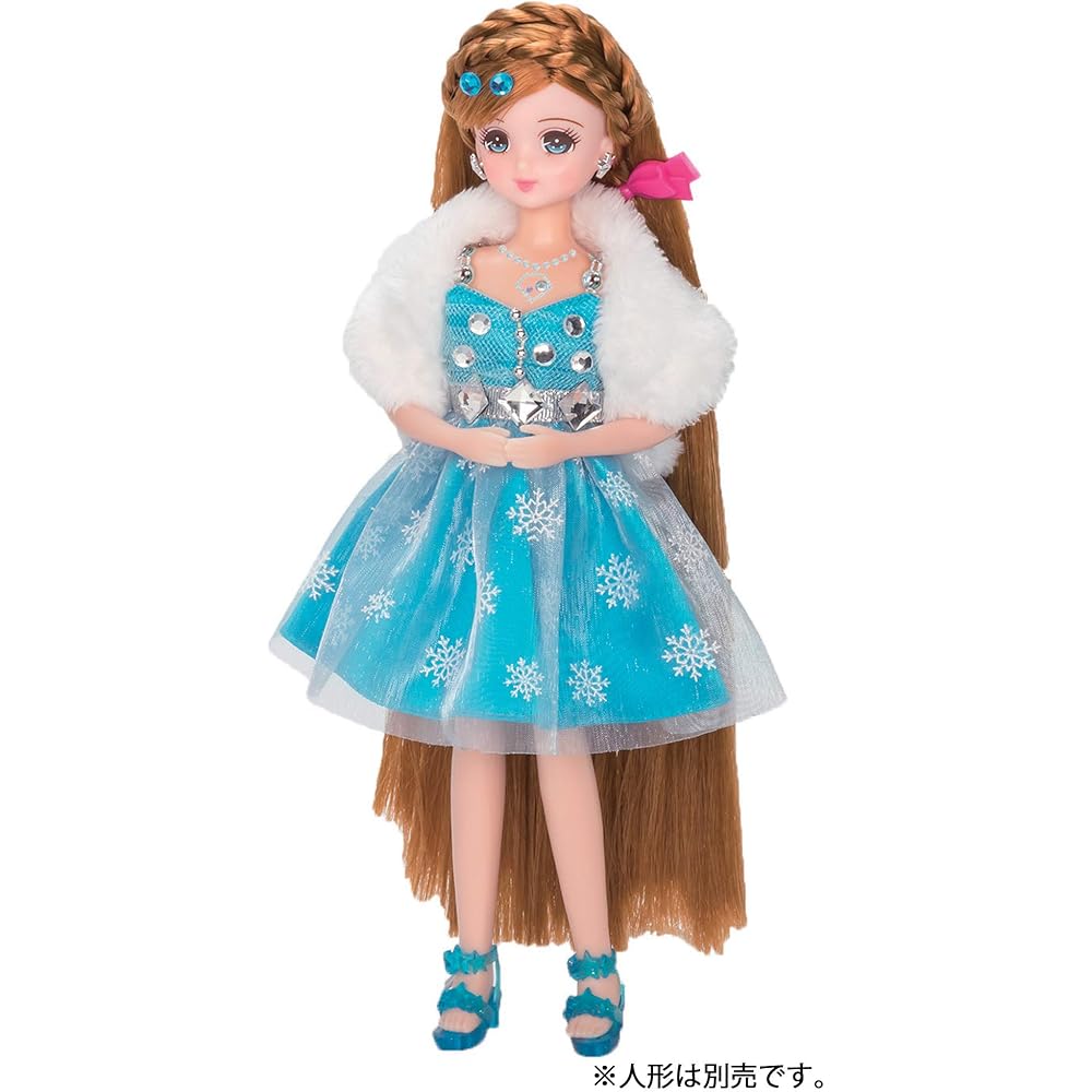 Licca-chan Dress Jewel Up Dress Set Snow Jewel
