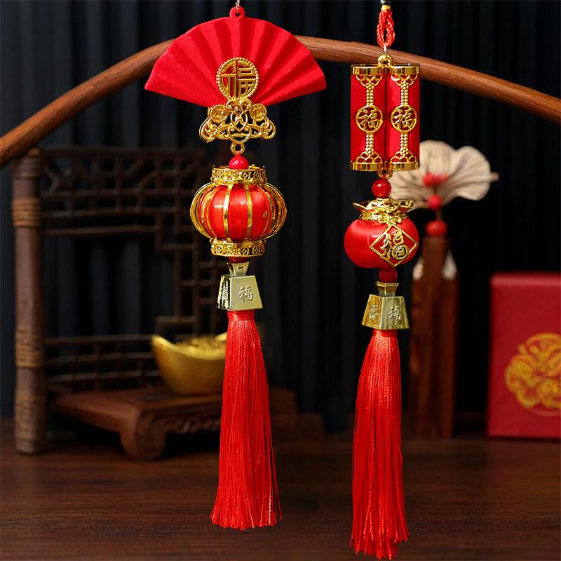 1PC Decorations Stable Structure Traditional Housewarming Celebrations Lanterns Bright Colors Spring Festival Gift