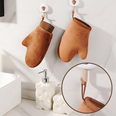 Luva Autobronzeadora Reutilizável Corpo Rosto Ferramentas de Limpeza para Banho Aplicador de Autobronzeador para as Costas Luvas Esfoliantes para Remoção de Bronzeado para Banho