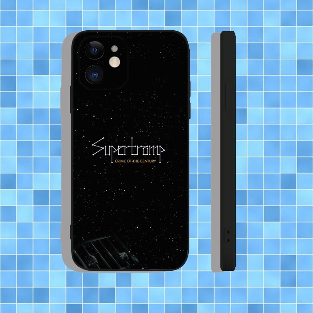 Supertramp Breakfast In America Phone Case For iPhone 16,15,14,13,12,11,Pro,Max,Plus,X,XS,XR,SE,8,7,Mini Silicone Black Case