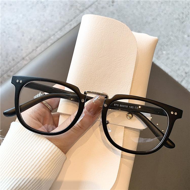 Hot-Selling Popular Plain Face Ruffian Handsome Glasses Men'S Trendy Myopia Glasses Retro Literary Glasses Can Be Matched With Degrees