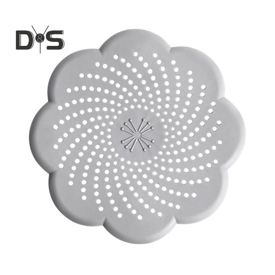 Sita de chiuvetă din silicon anti-blocare filtru de scurgere design floral sigiliu de miros bucătărie baie accesoriu canalizare sifon plasă de scurgere