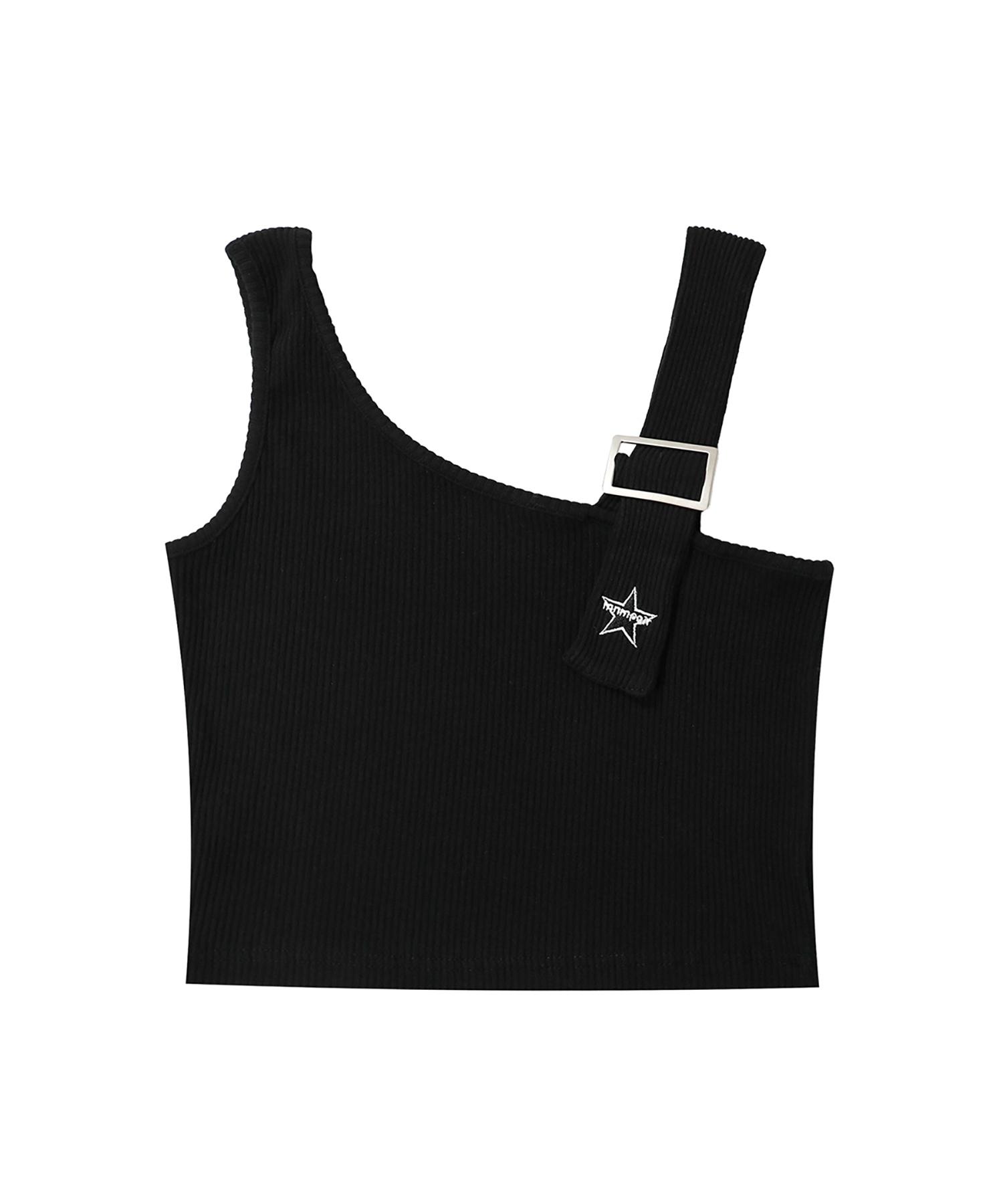 Minimal Fair Buckle Sleeveless Black Free