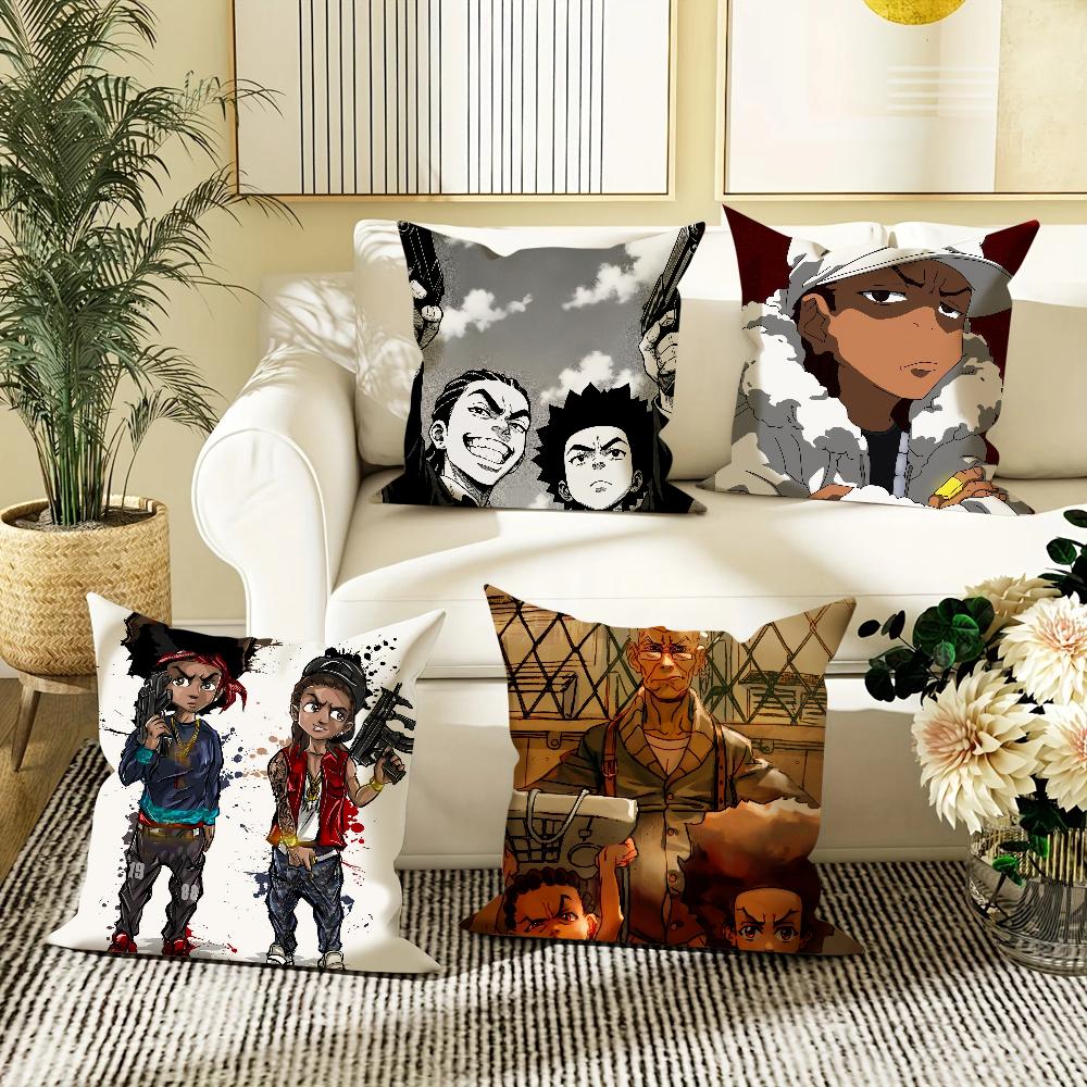 Cartoon T-The B-Boondocks Kissenbezug Quadratisch Sofa mit für Muster bequeme Kissen geeignet von Zimmer