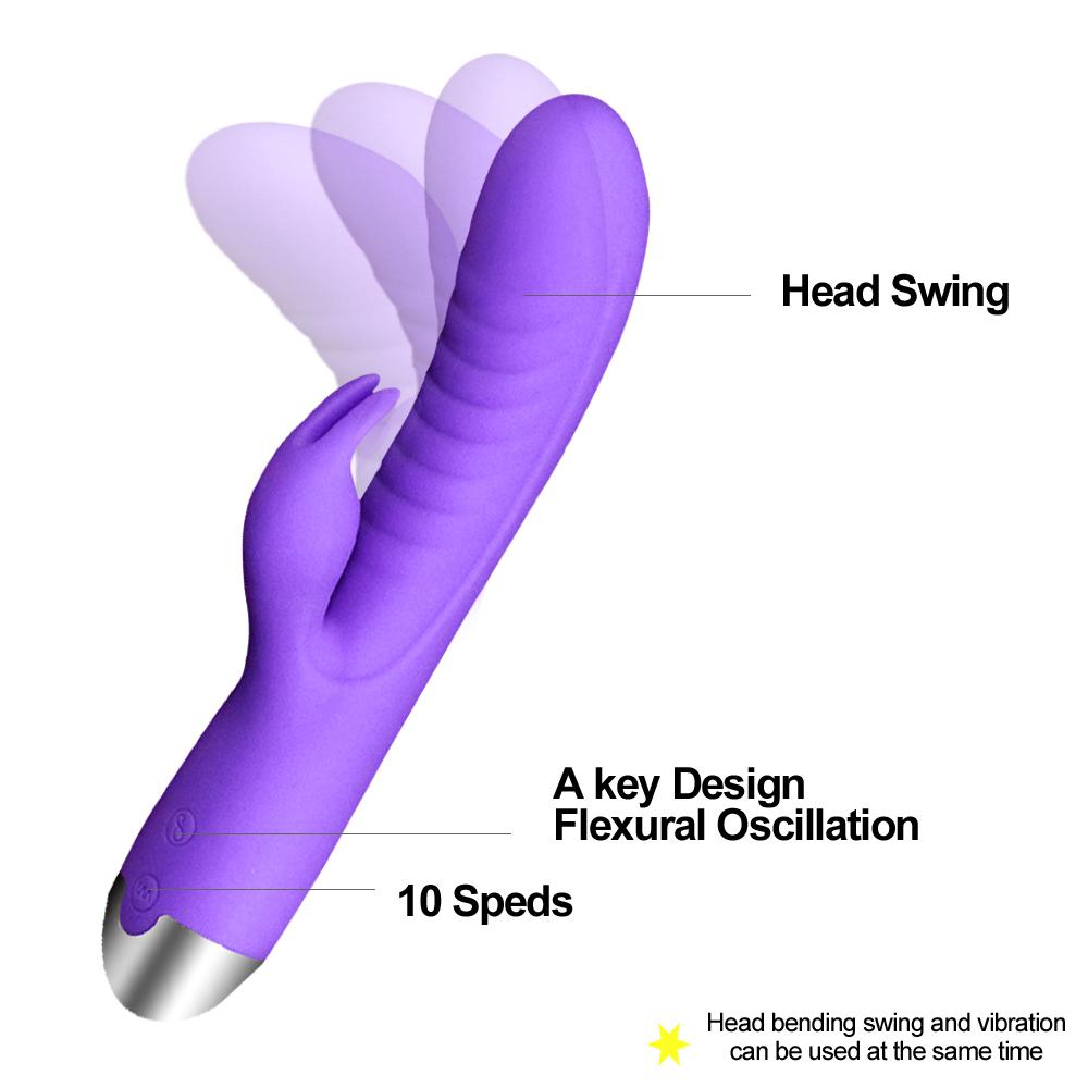 Powerful Dildos Rabbit Vibrator for Women Clitoris Stimulator G Spot Vibrator Female Vagina Massager Sex Toys 18goods for Adults
