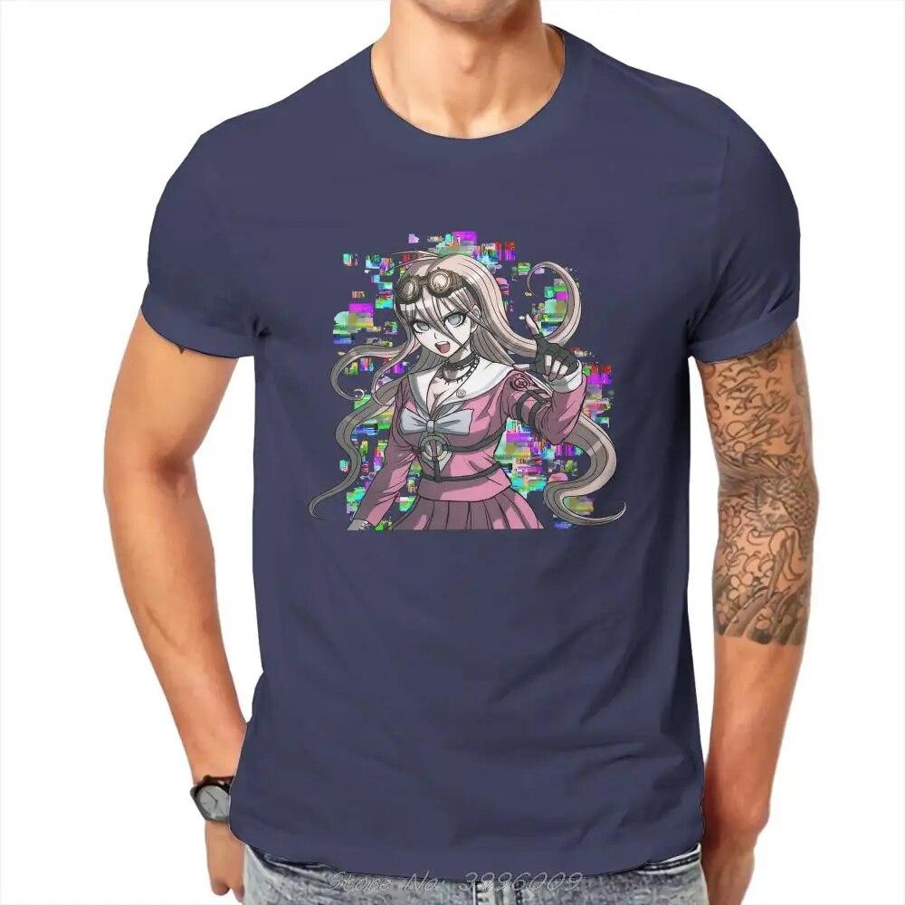 Danganronpa Bear Game MIU IRUMA GLITCH T Shirt Classic Grunge Summer Loose Cotton Unisex's Tops Harajuku Crewneck TShirt
